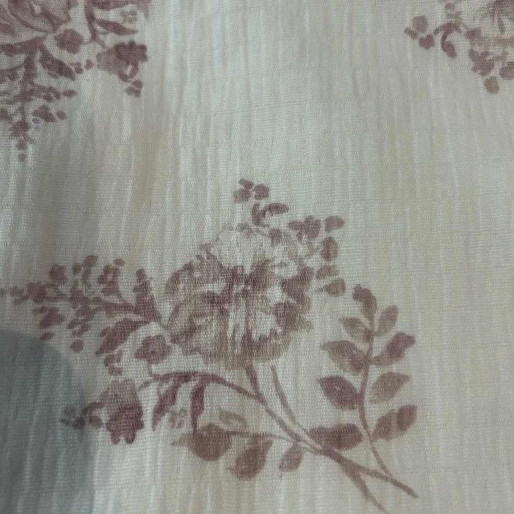 SHABBY CHIC 2 Cotton Floral Pillow Shams Fringe Pink‎ Rose Print Cottagecore